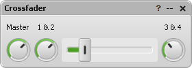 Crossfader parameter editor window